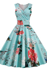 Weißes ärmelloses Midi-Partykleid in A-Linie